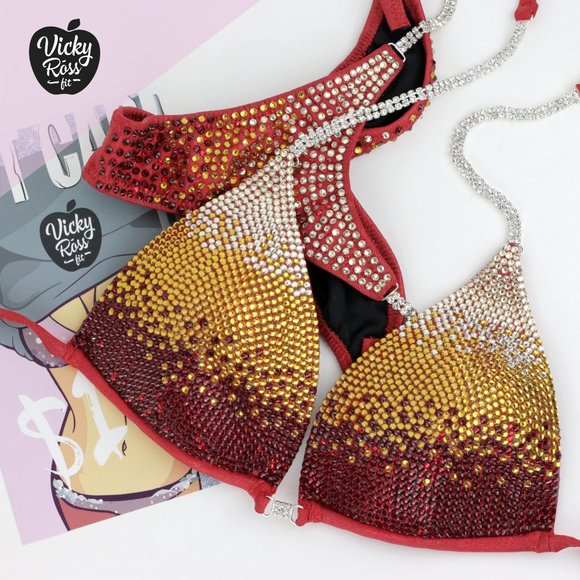 Diamond Deluxe Bikini Fitness Competition Suit